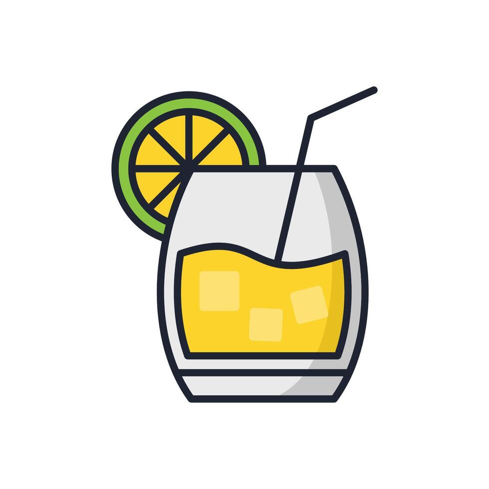 bebida icono vector diseño modelo en blanco antecedentes