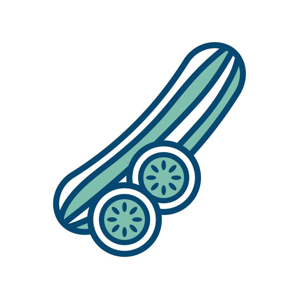 cucumber icon vector design template in white background