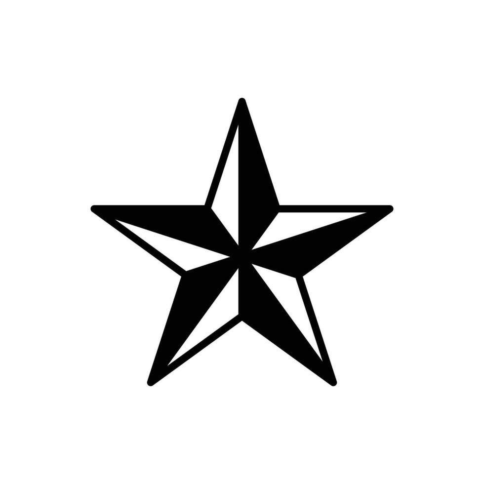 star icon vector design template in white background