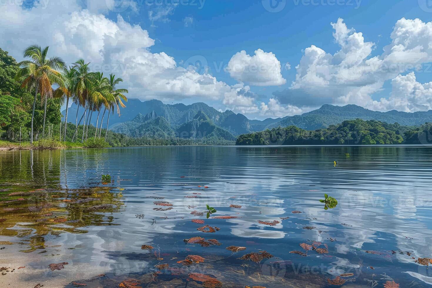 ai generado hermosa tropical selva naturaleza profesional fotografía foto