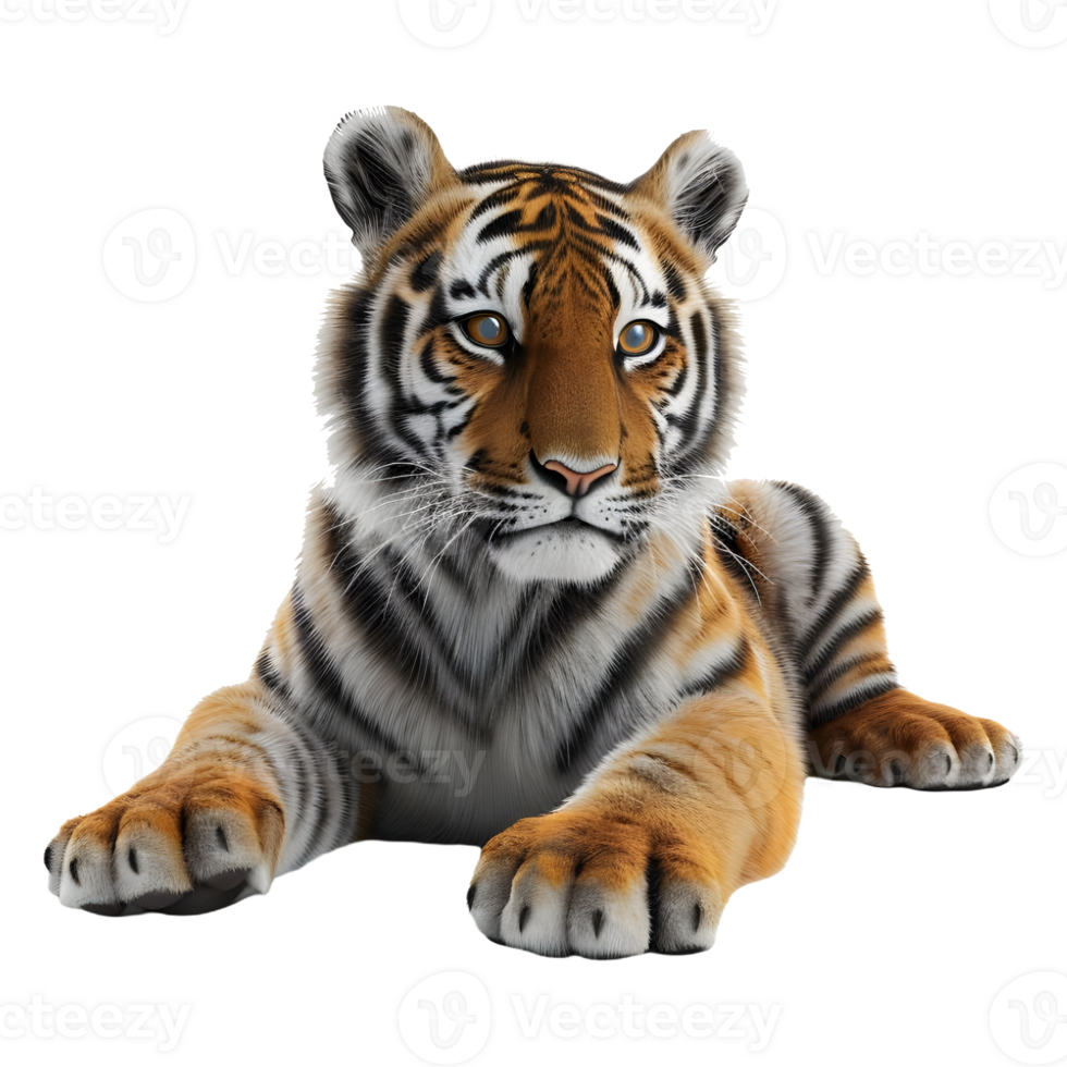AI generated Cute Baby Lion on Transparent background - Ai Generated png