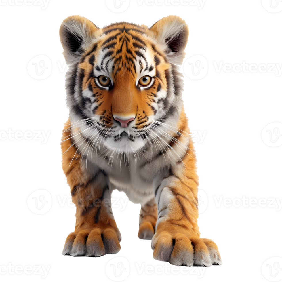 AI generated Cute Baby Lion on Transparent background - Ai Generated png