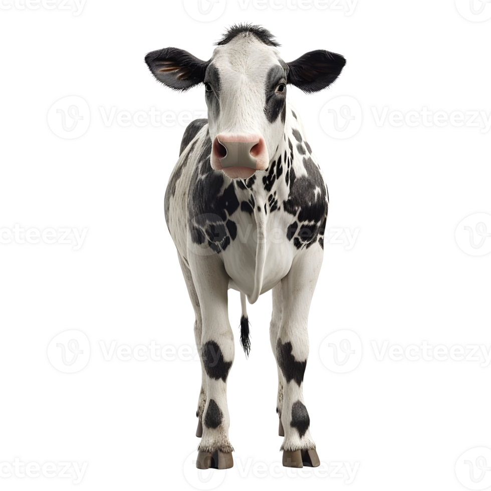 AI generated Cow on Transparent background - Ai Generated png