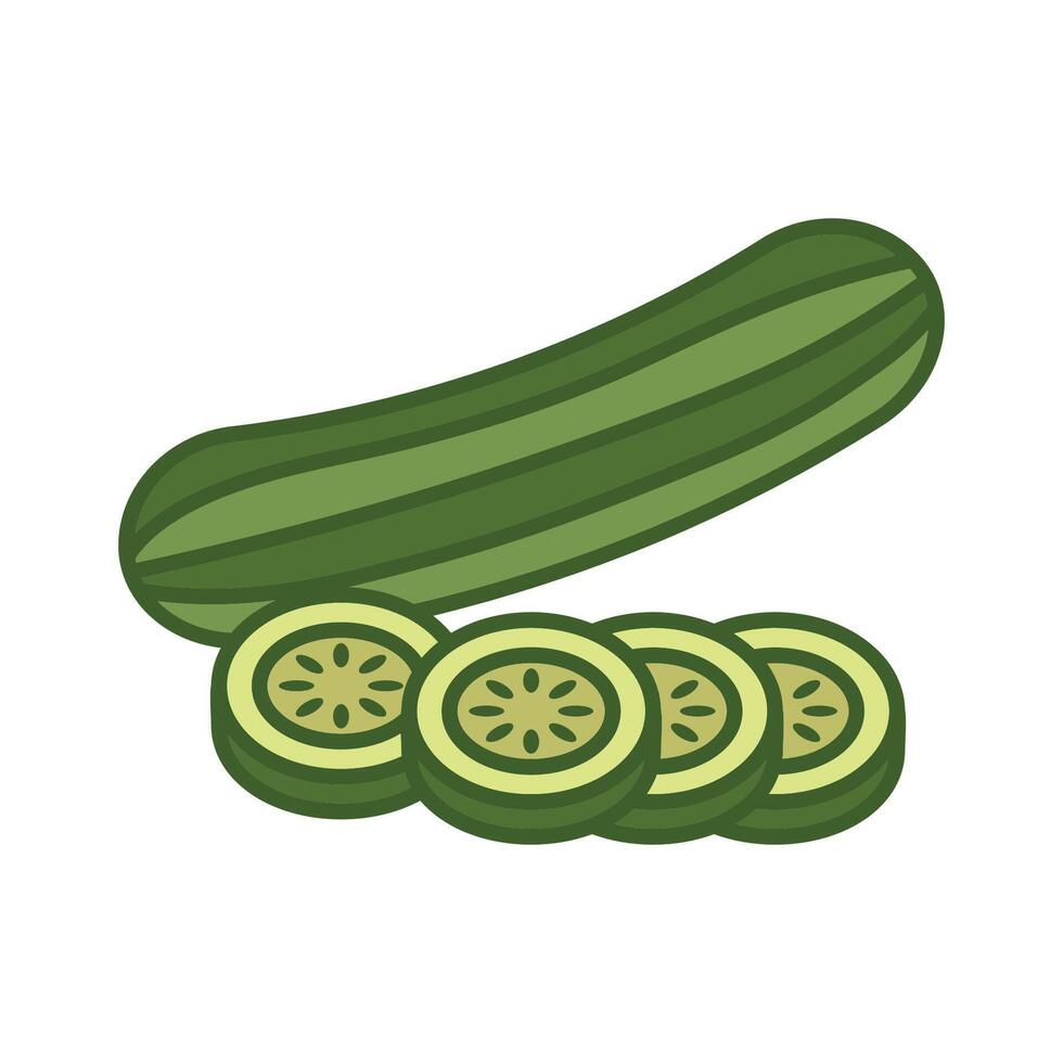 cucumber icon vector design template in white background