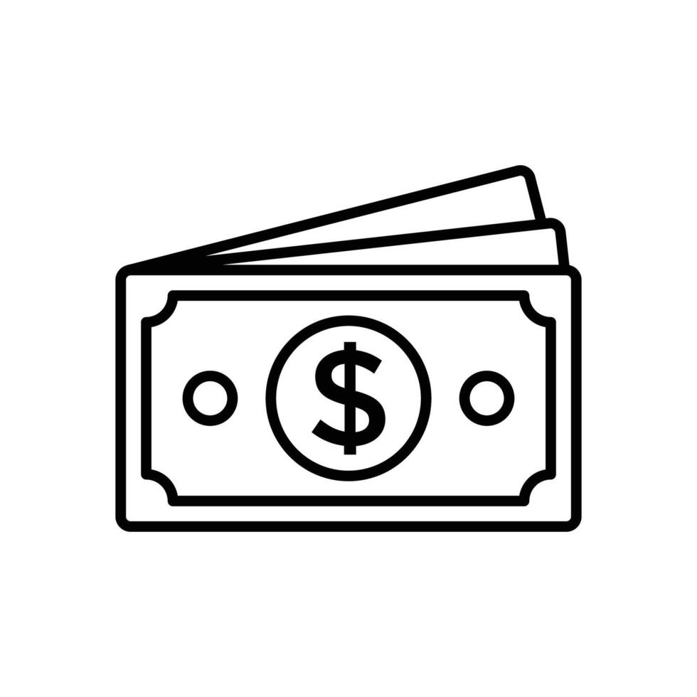 money icon vector design template in white background