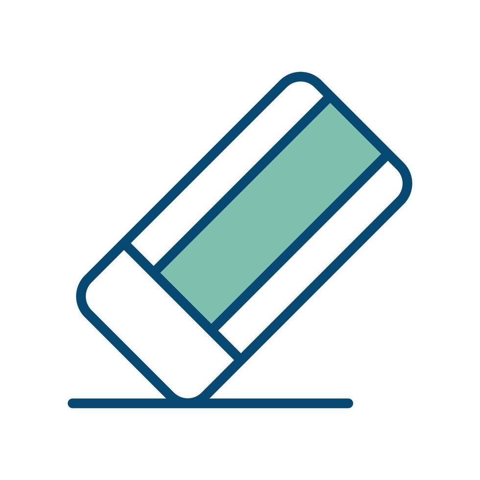 eraser icon vector design template in white background