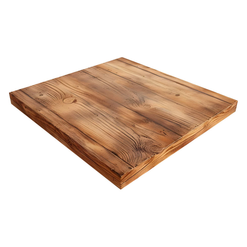 AI generated Wooden Table on Transparent background - Ai Generated png