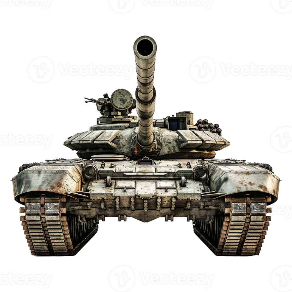 AI generated Army Tank on Transparent background - Ai Generated png