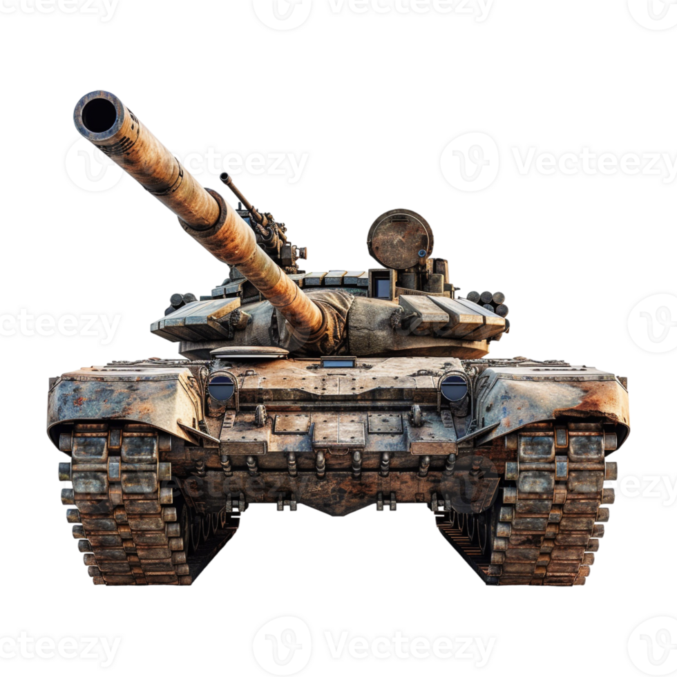AI generated Army Tank on Transparent background - Ai Generated png
