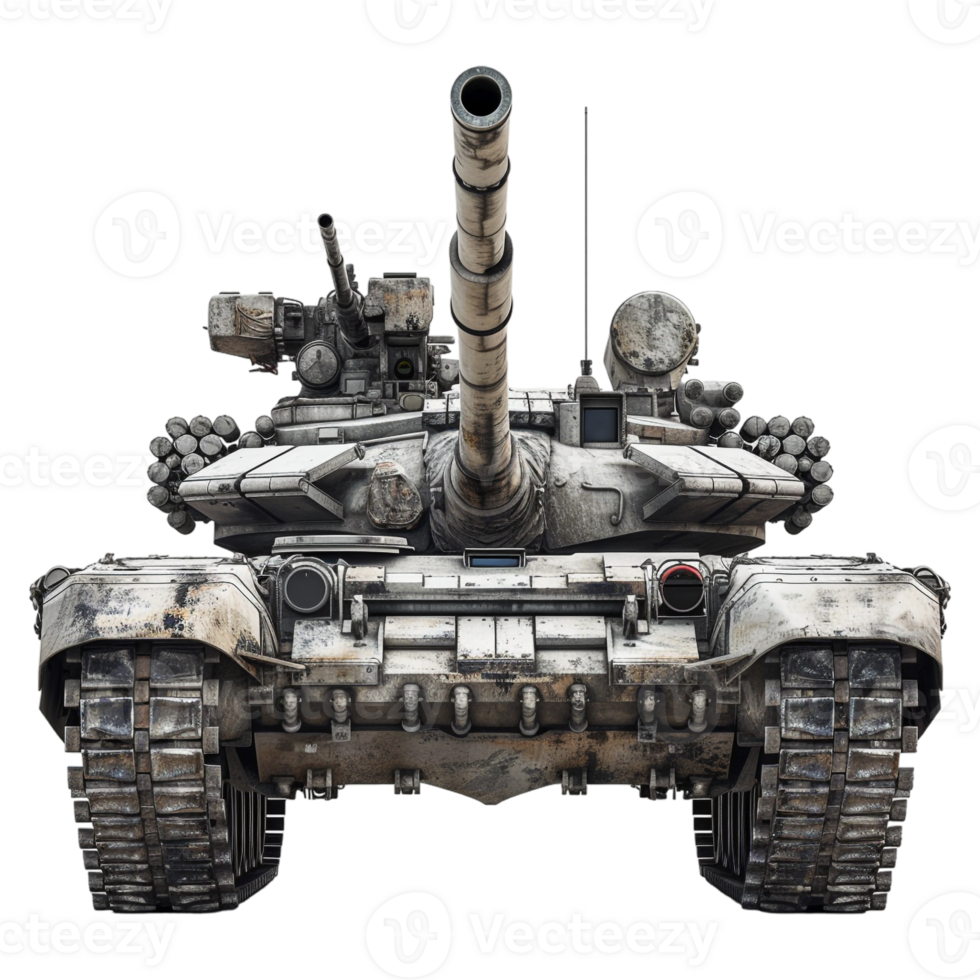 AI generated Army Tank on Transparent background - Ai Generated png