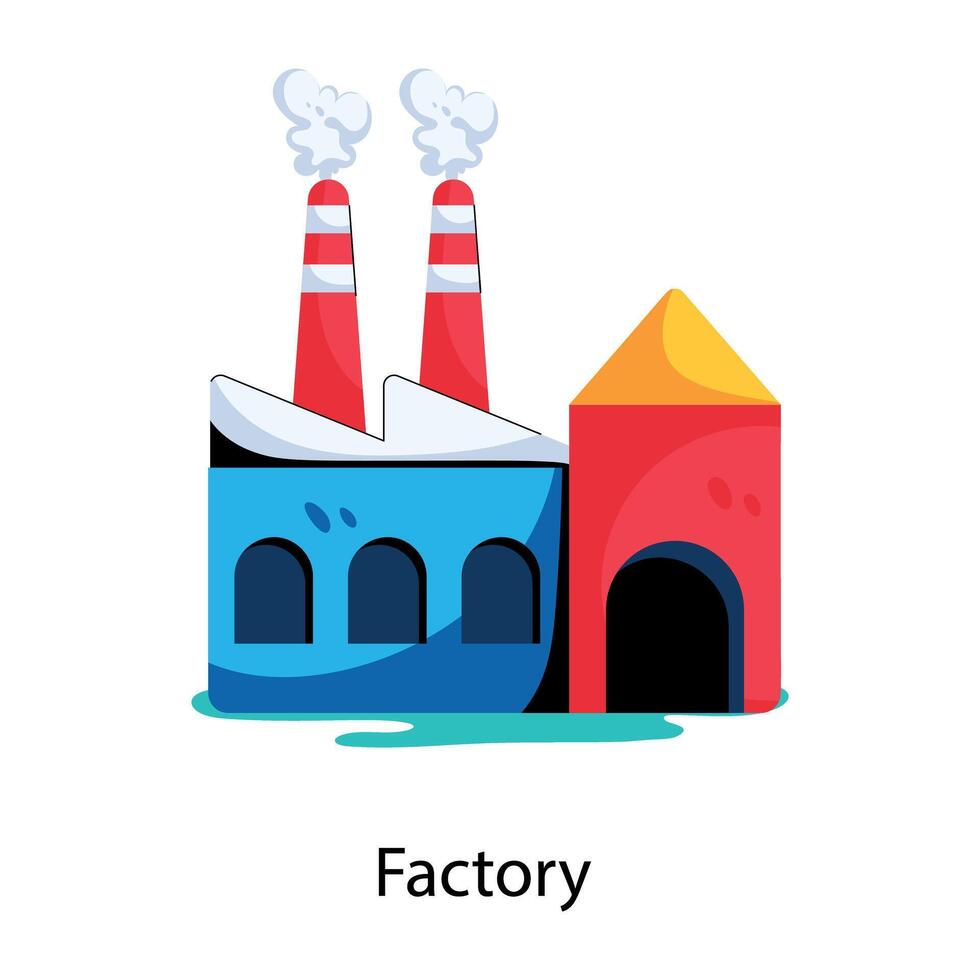 Trendy Factory Concepts vector