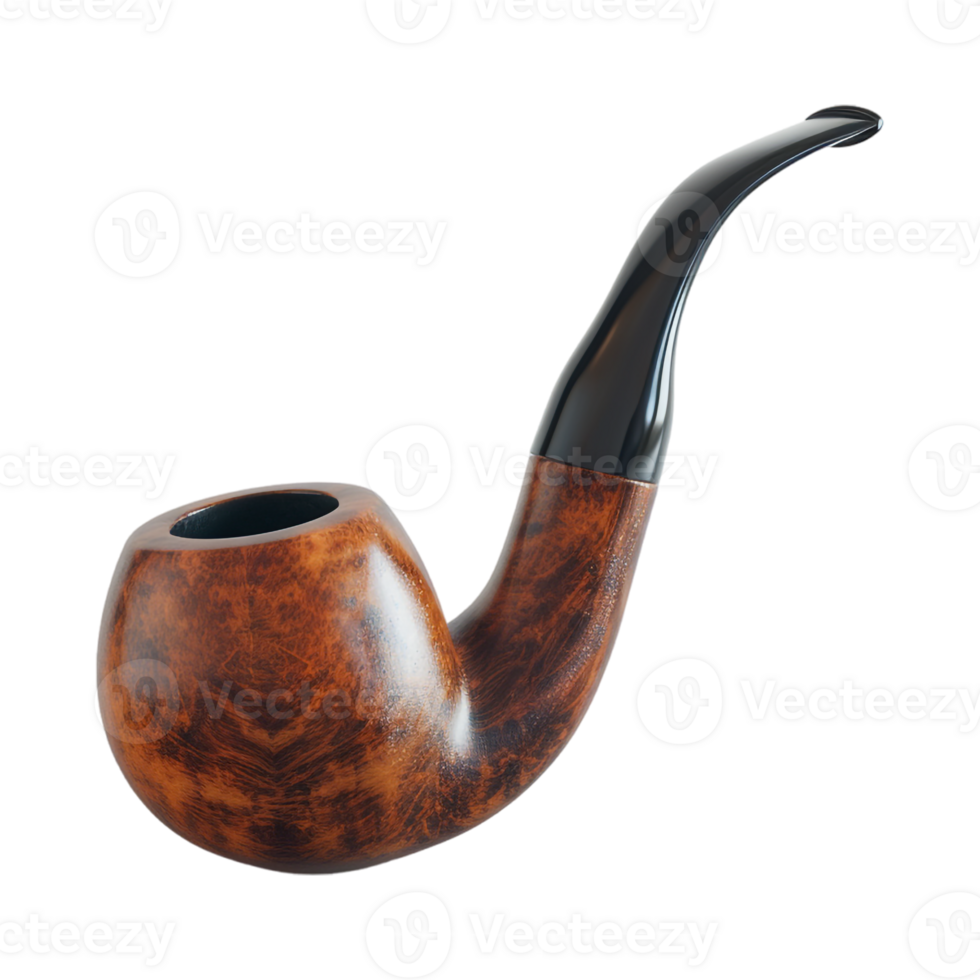 AI generated 3D Rendering of a Smoking Vape or Pipe on Transparent Background - Ai Generated png