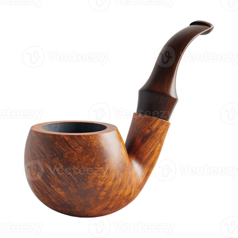 AI generated 3D Rendering of a Smoking Vape or Pipe on Transparent Background - Ai Generated png