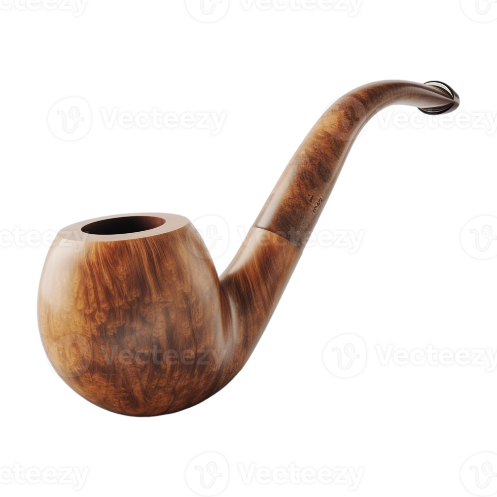 AI generated 3D Rendering of a Smoking Vape or Pipe on Transparent Background - Ai Generated png