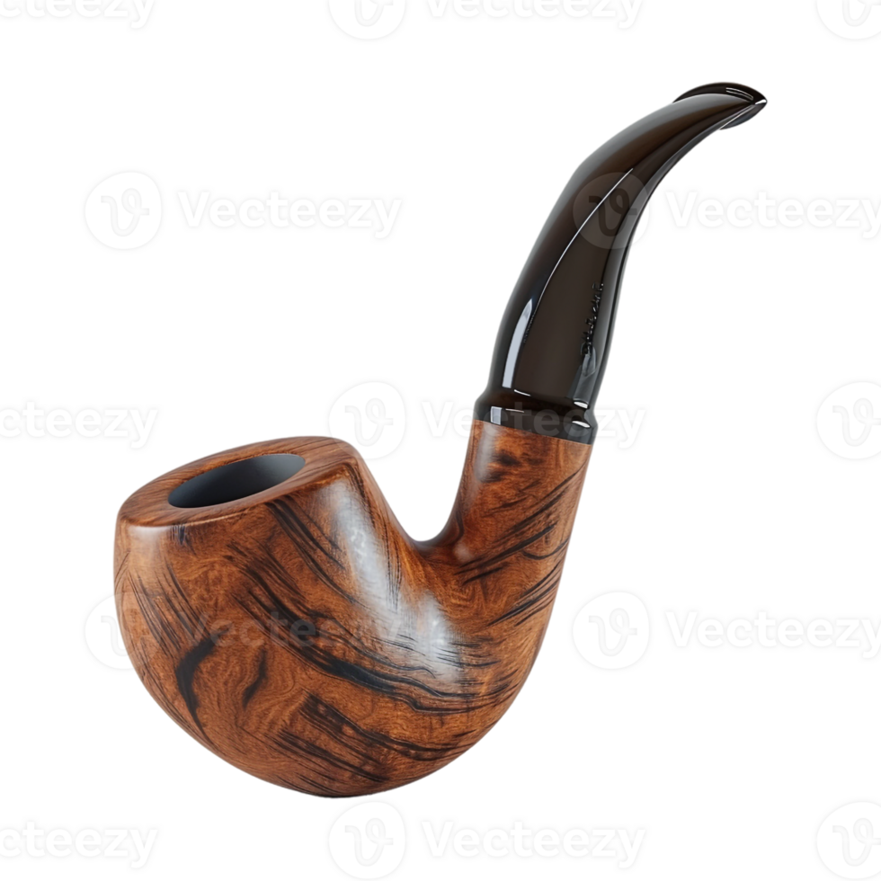 AI generated 3D Rendering of a Smoking Vape or Pipe on Transparent Background - Ai Generated png