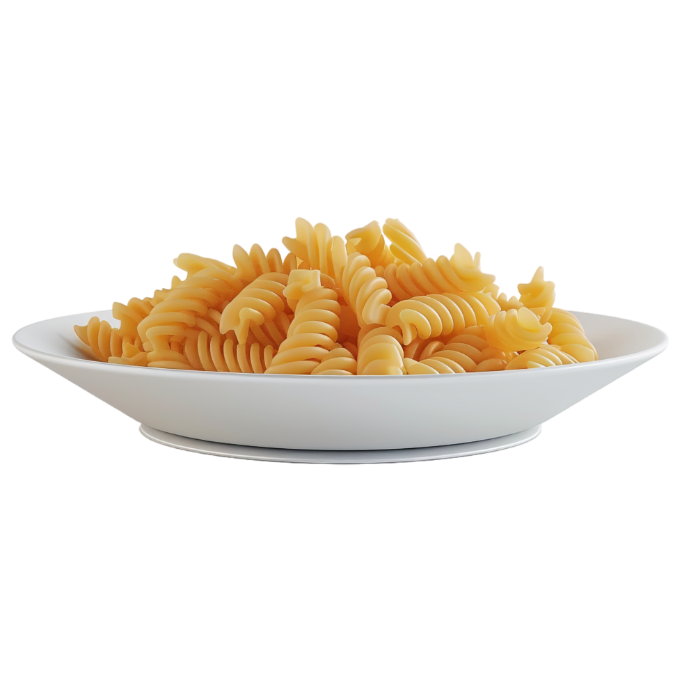 AI generated 3D Rendering of a Pasta on Transparent Background - Ai Generated png