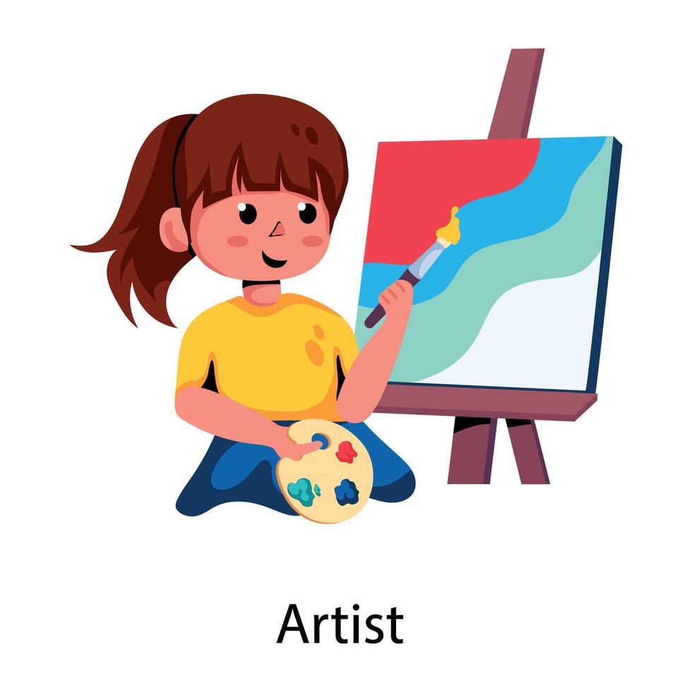 Trendy Artist Concepts vector