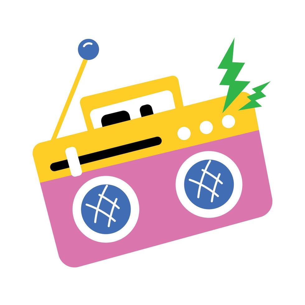 Trendy Stereo Set vector