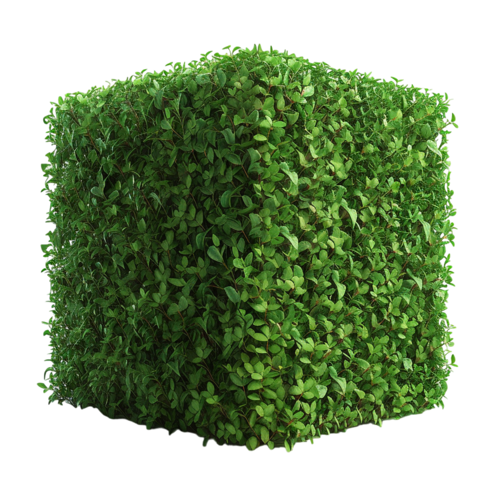 AI generated 3D Rendering of a Grass Cutting in a Square Shape on Transparent Background - Ai Generated png