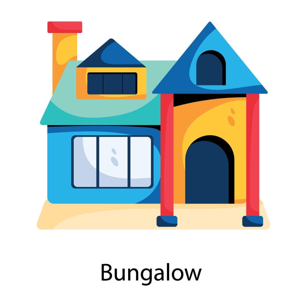 Trendy Bungalow Concepts vector