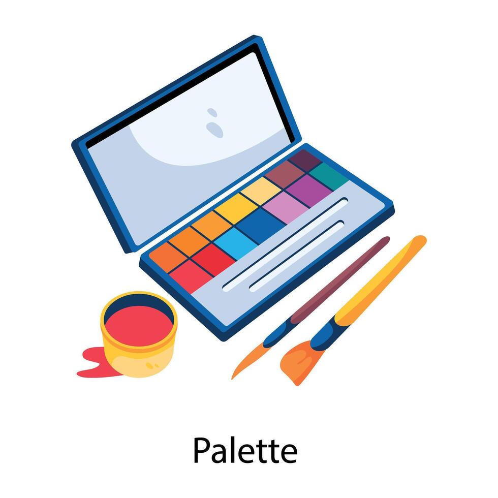 conceptos de paleta de moda vector