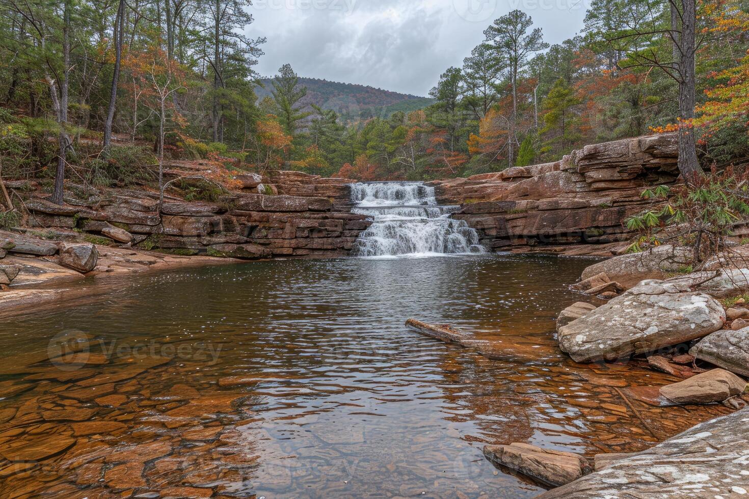 AI generated water flow nature professional photography photo