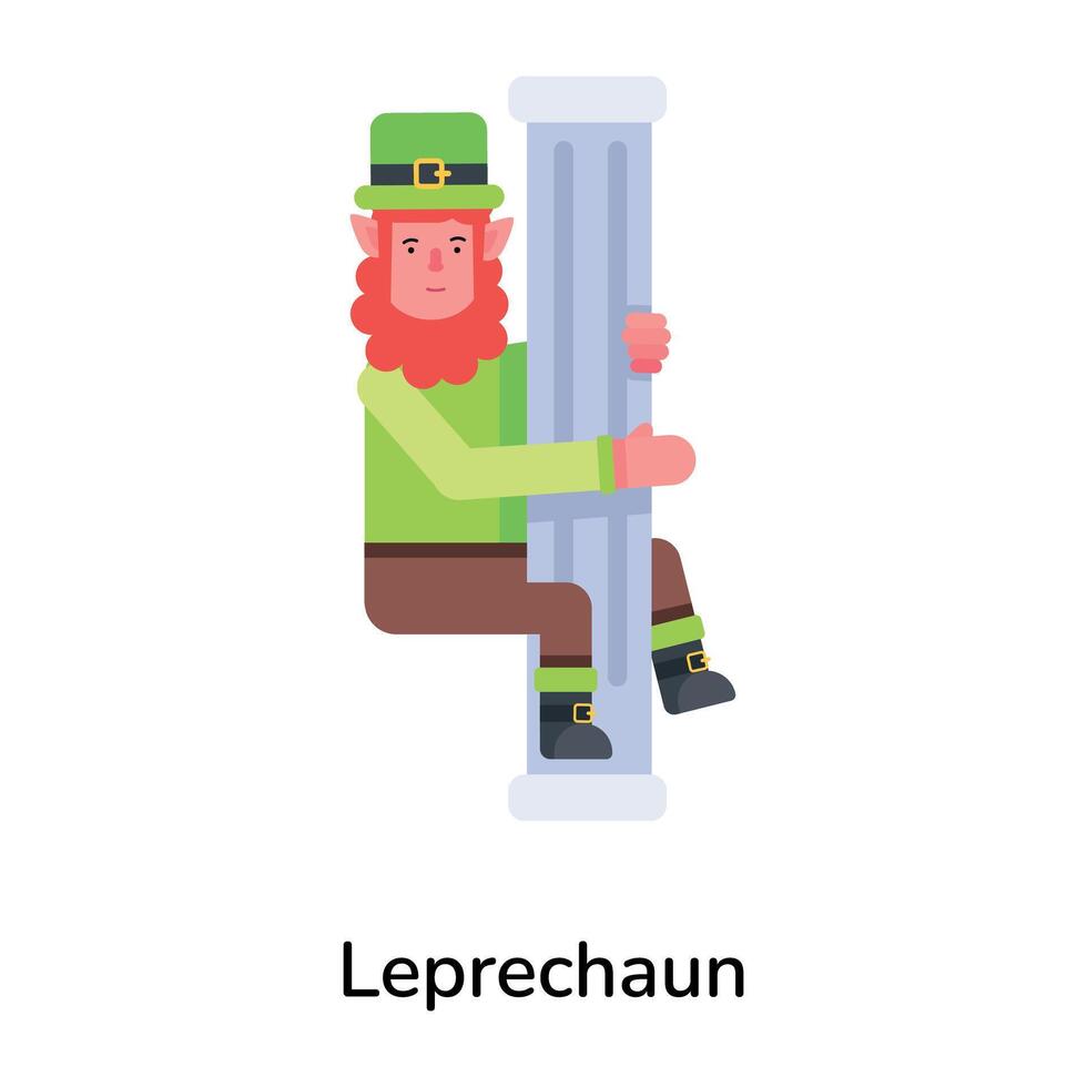 Trendy Leprechaun Concepts vector