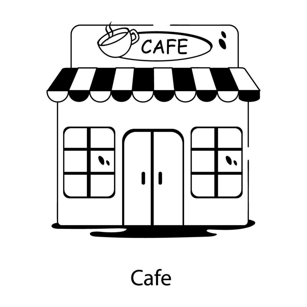 conceptos de café de moda vector