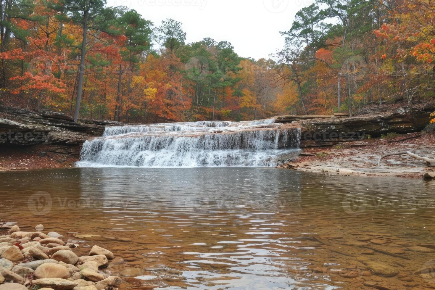 AI generated water flow nature professional photography photo
