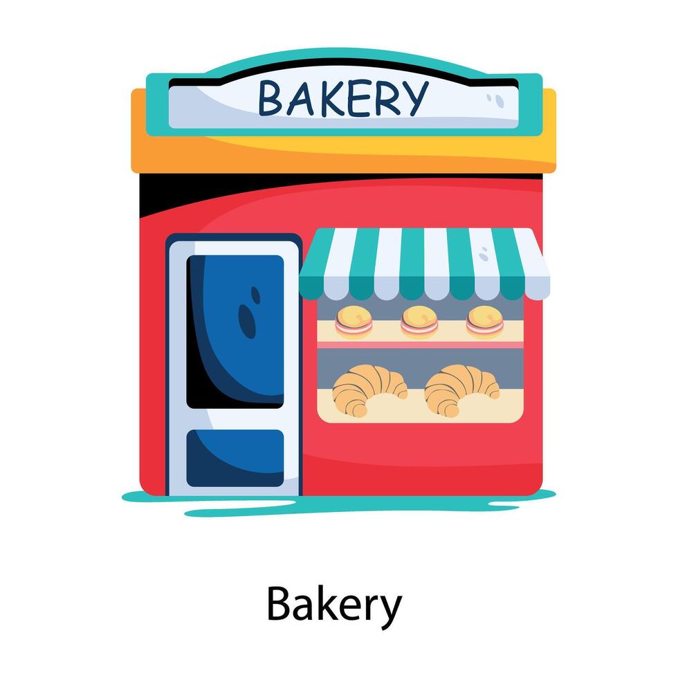 Trendy Bakery Concepts vector
