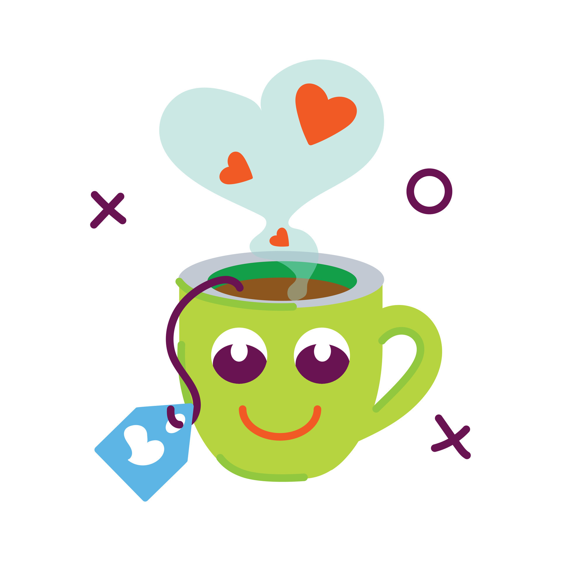 Trendy Coffee Date 39215643 Vector Art at Vecteezy