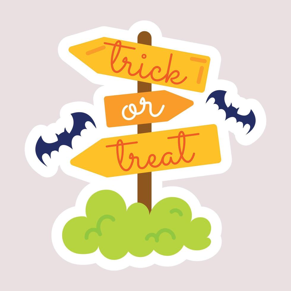 Trendy Halloween Board vector