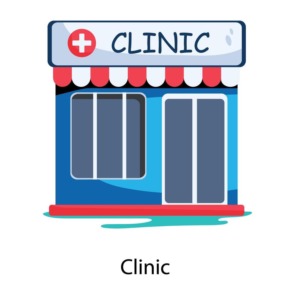 Trendy Clinic Concepts vector