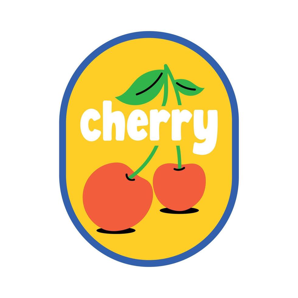 Trendy Cherry Concepts vector
