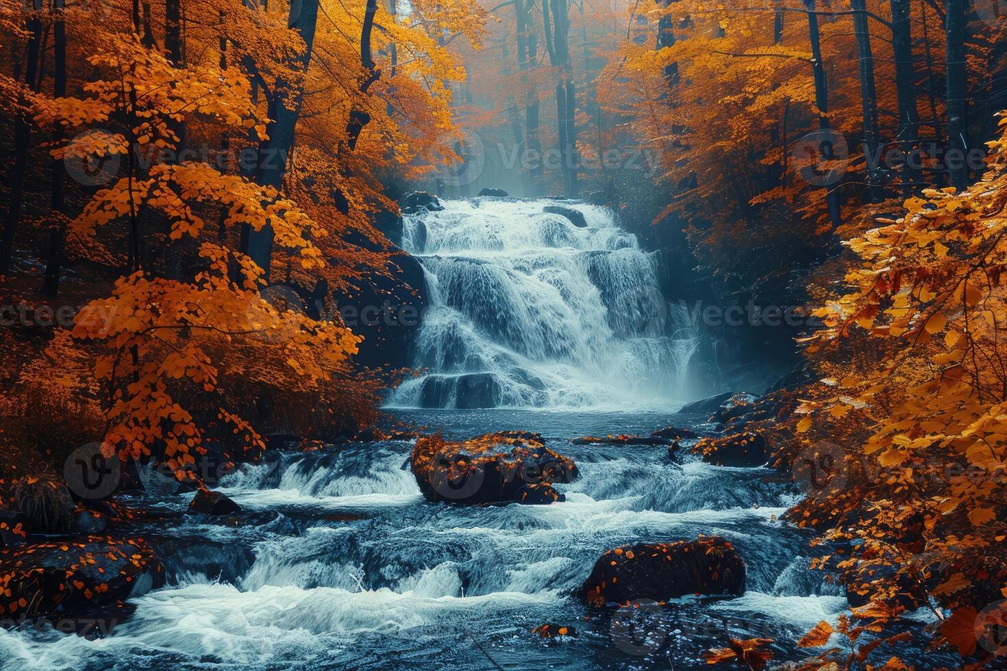 ai generado agua fluir naturaleza profesional fotografía foto