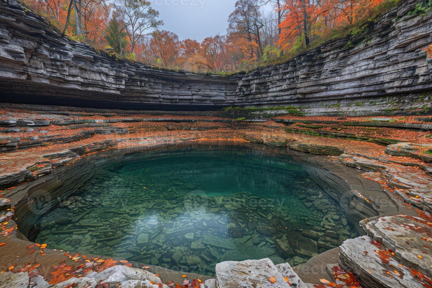 AI generated water flow nature professional photography photo