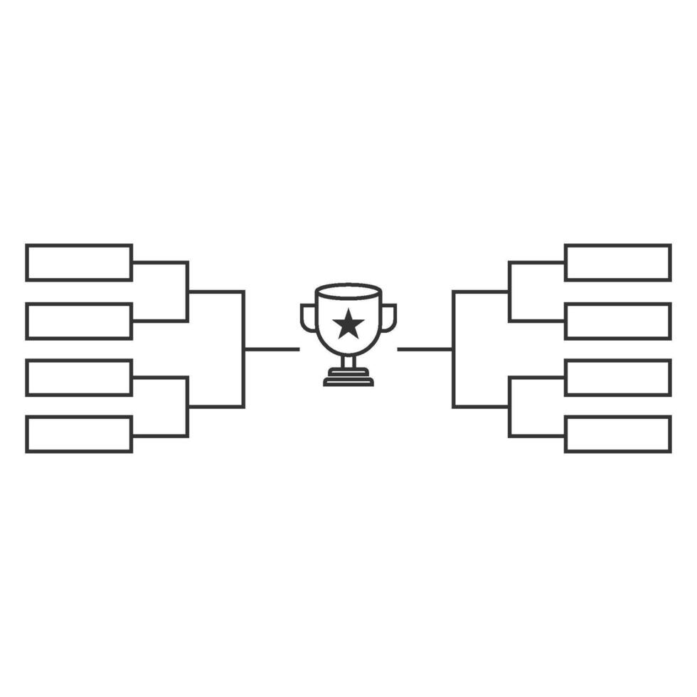 Match chart flat design vector