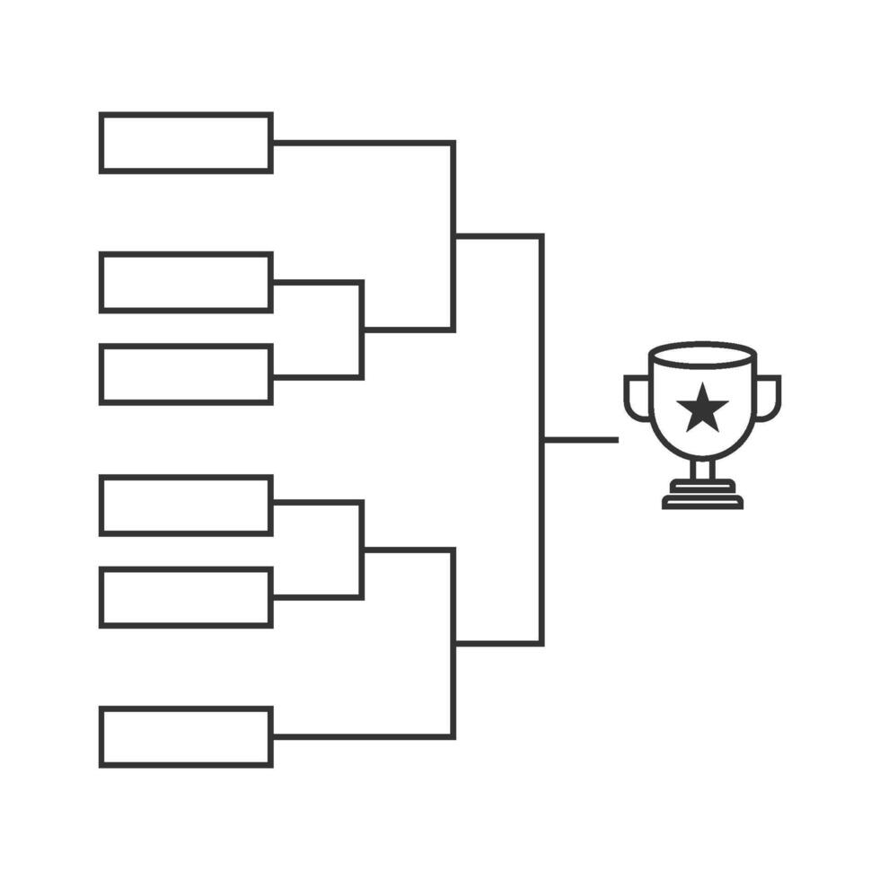 Match chart flat design vector