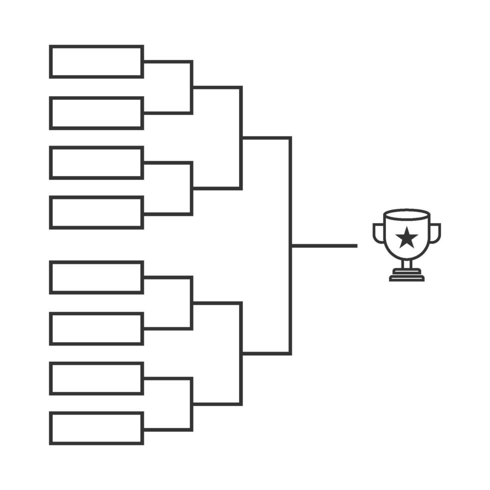 Match chart flat design vector