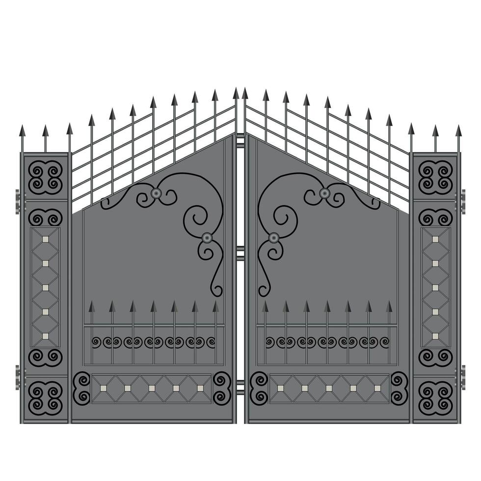 Low-Cost Simple Main Gate Design vector