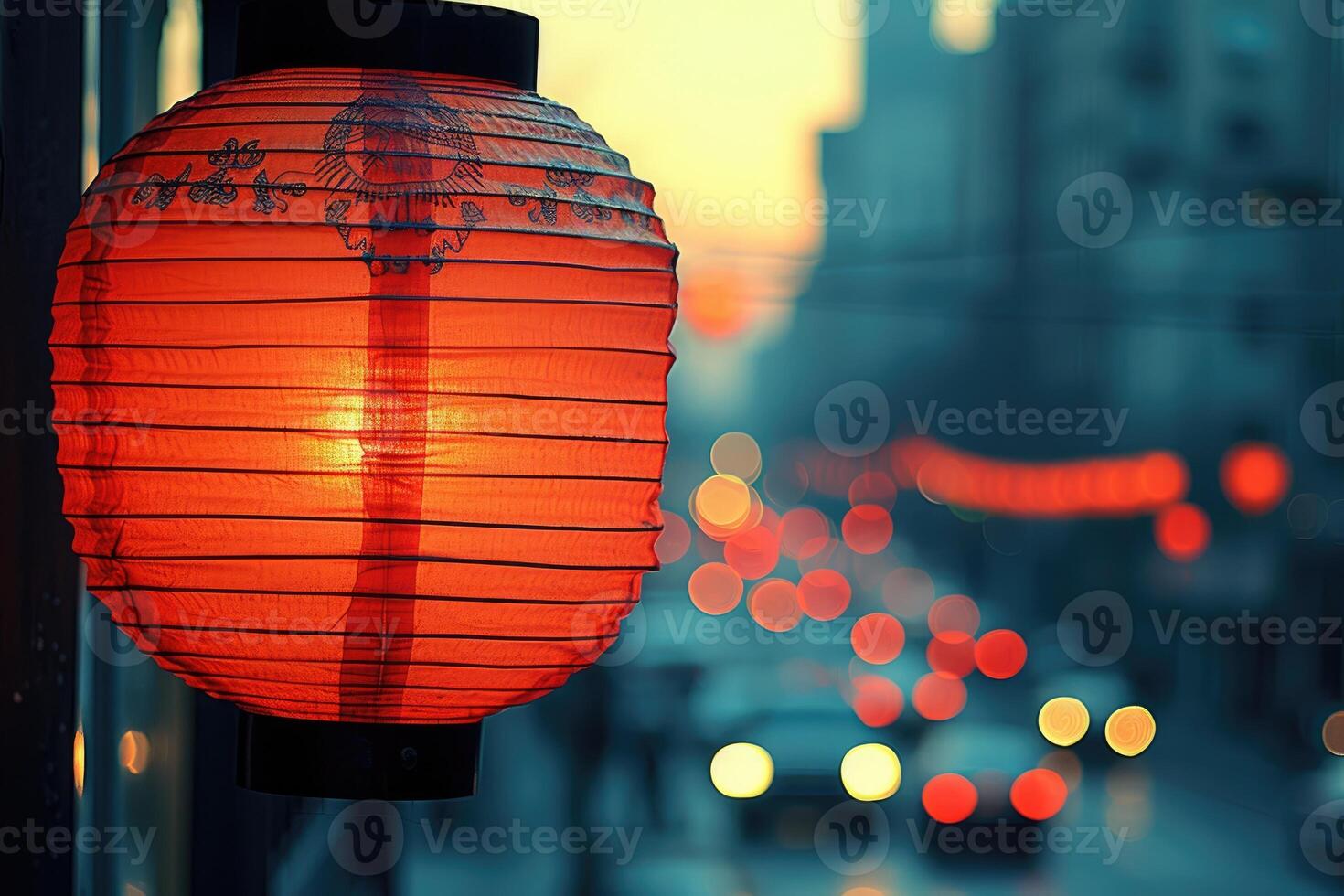 AI generated chinese spring festival atmosphere professional photography photo