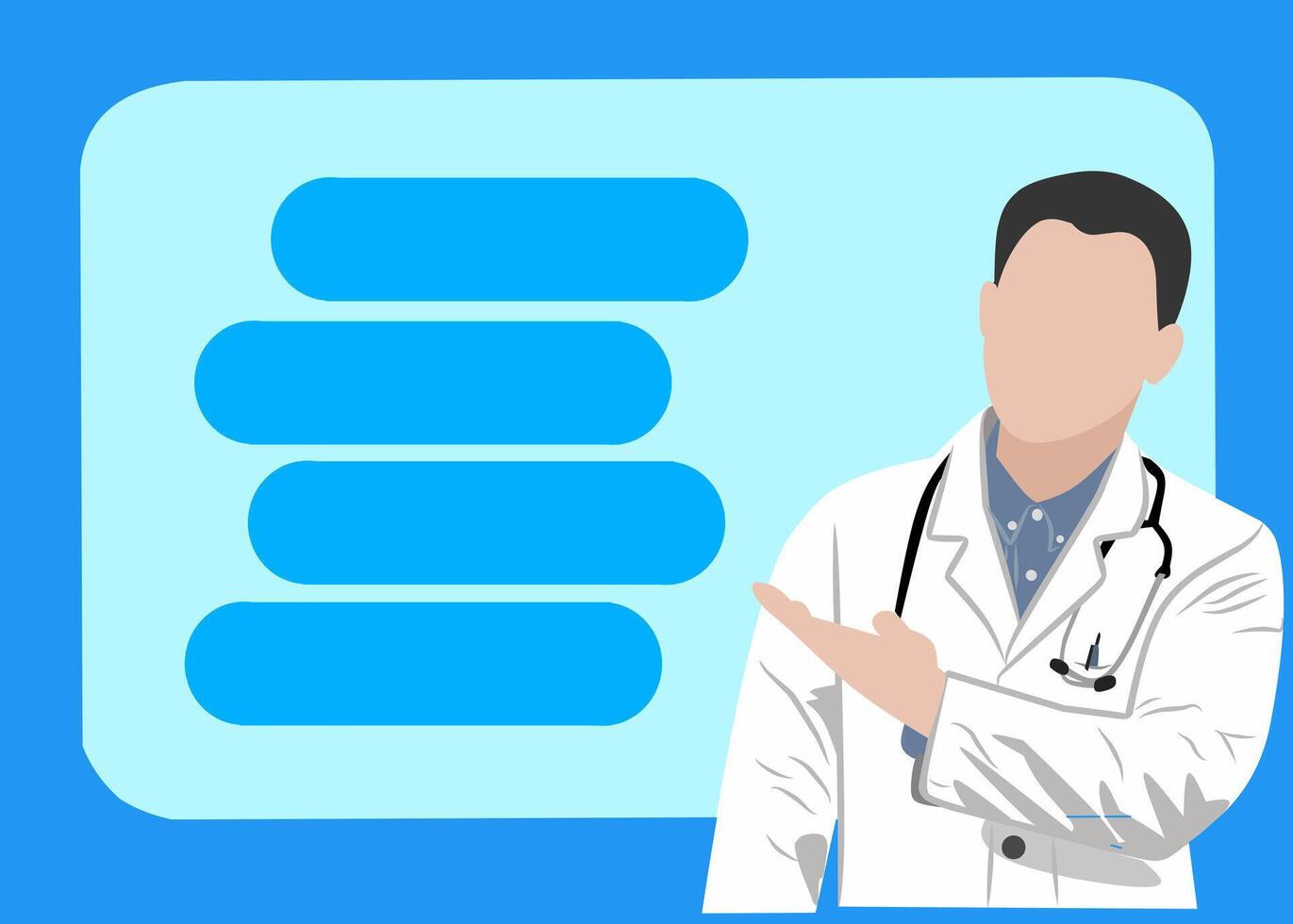 Doctor illustration design vector