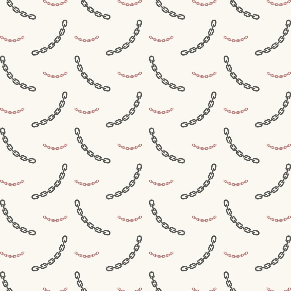 Chain Icon trendy colorful repeating pattern sweet vector illustration background