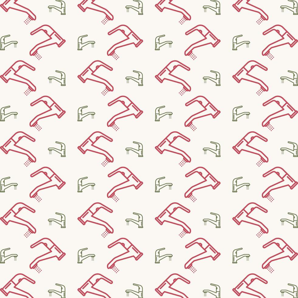 Tap Water Icon trendy colorful repeating pattern multicolour vector illustration background