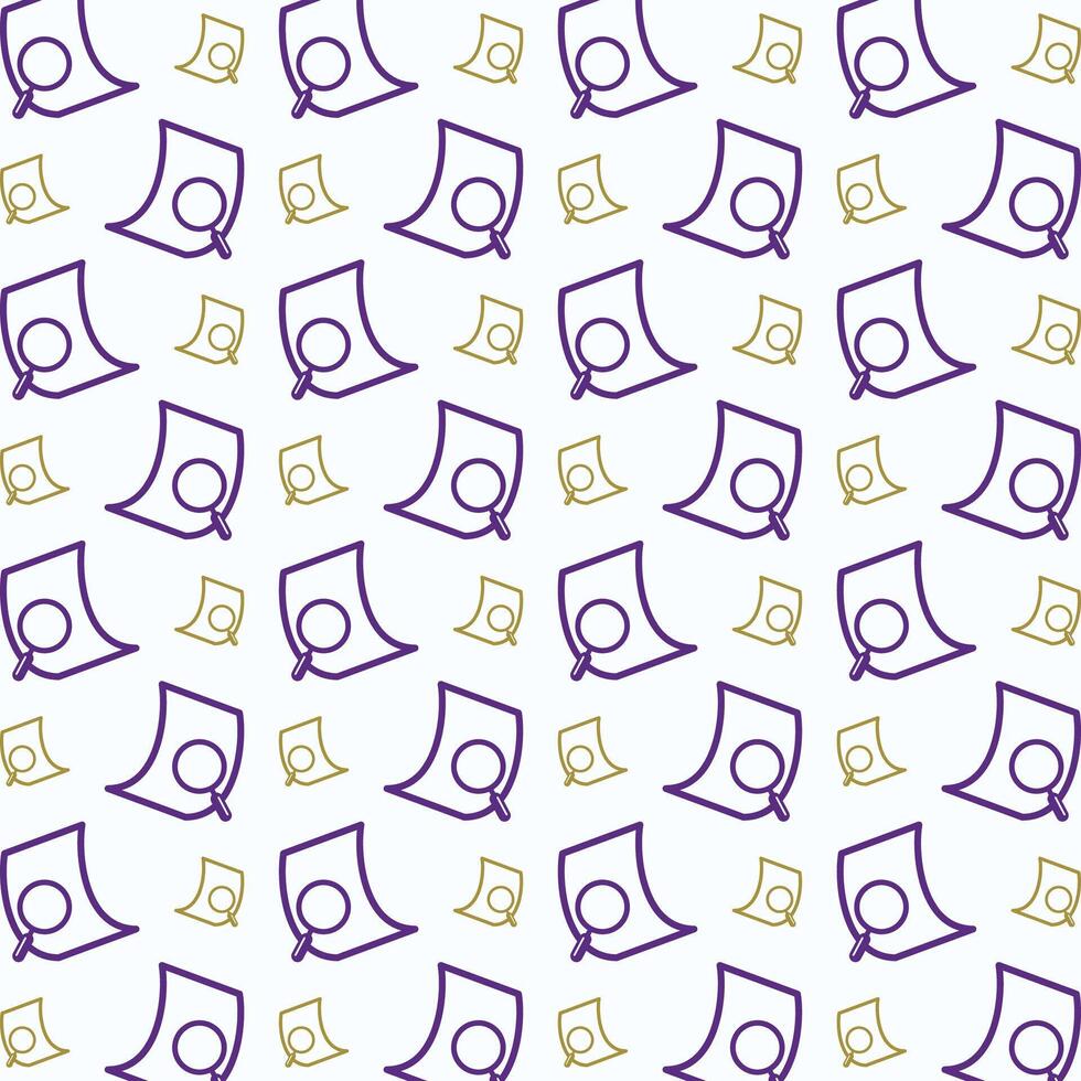 Conclusion Icon trendy colorful repeating pattern purple vector illustration background