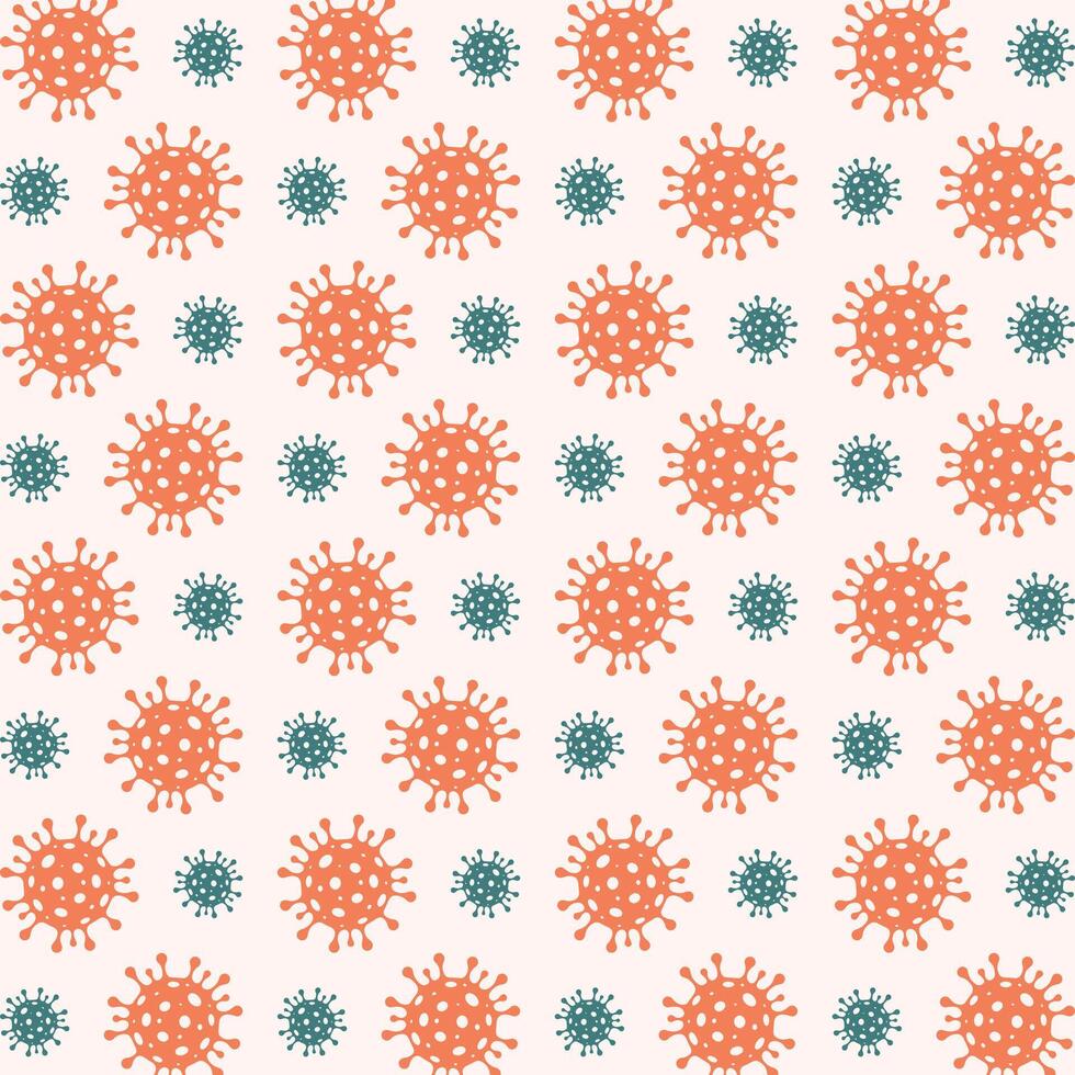 virus icono de moda naranja repitiendo modelo linda vistoso vector ilustración antecedentes