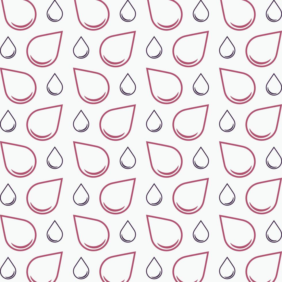 Drop Water icon trendy repeating pattern red blue color vector illustration