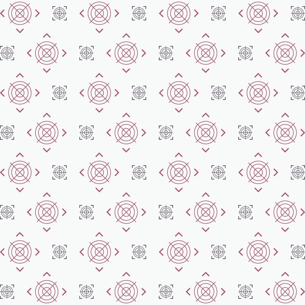 Auto Focus Camera icon trendy repeating pattern red blue color vector illustration