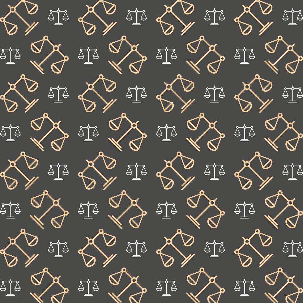 Scales Icon elegant luxury trendy repeating pattern vector illustration