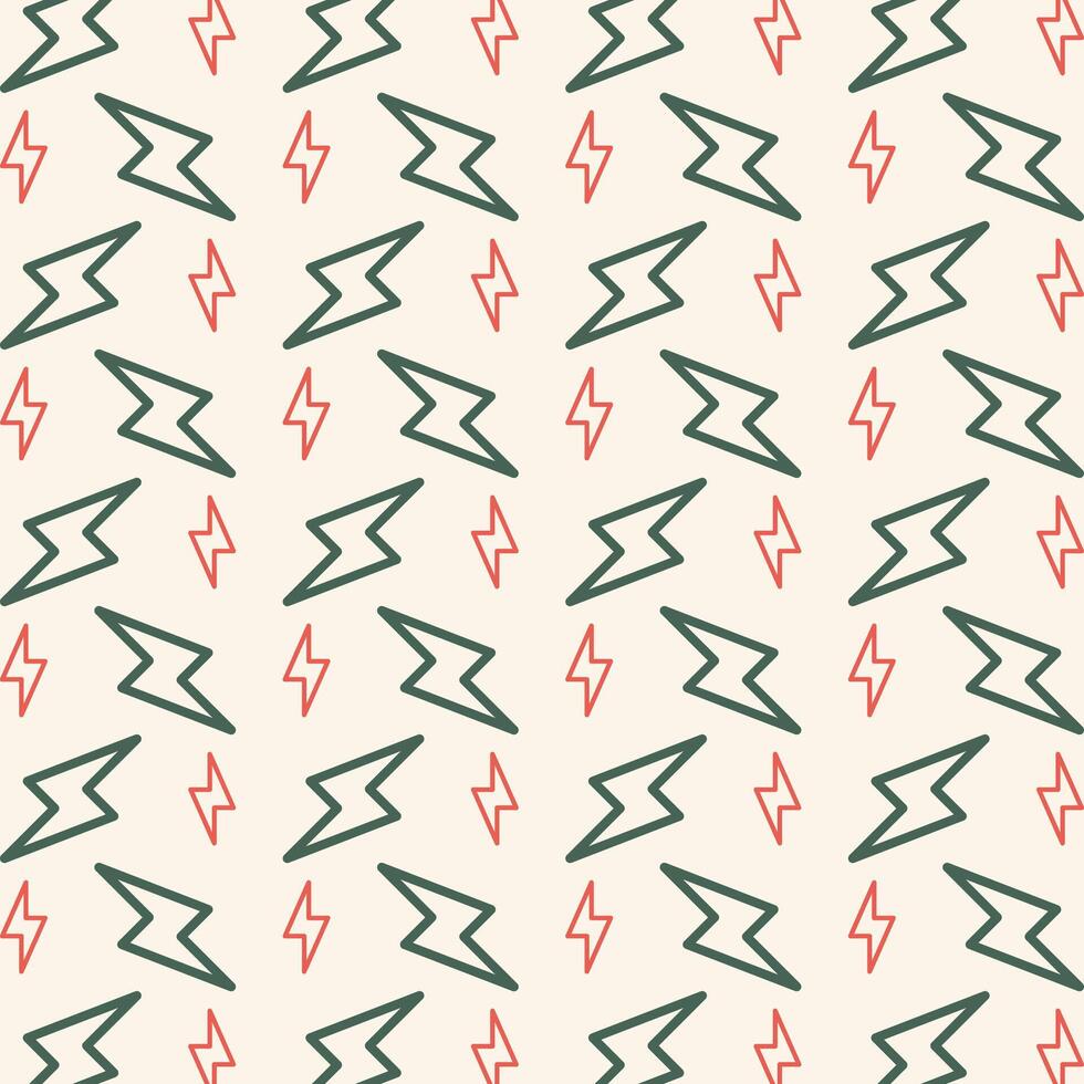 Flash icon trendy multicolor repeating pattern vector illustration beautiful background